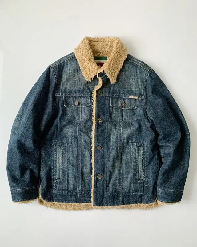 100 Vinpol 90s Sherpa Denim Jacket PN1539