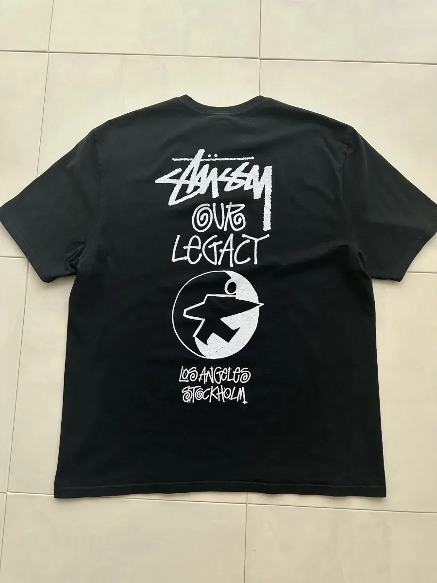 Stussy Haregashi Surfman Collaboration Dying Short Sleeve T-Shirt XL (105-110)