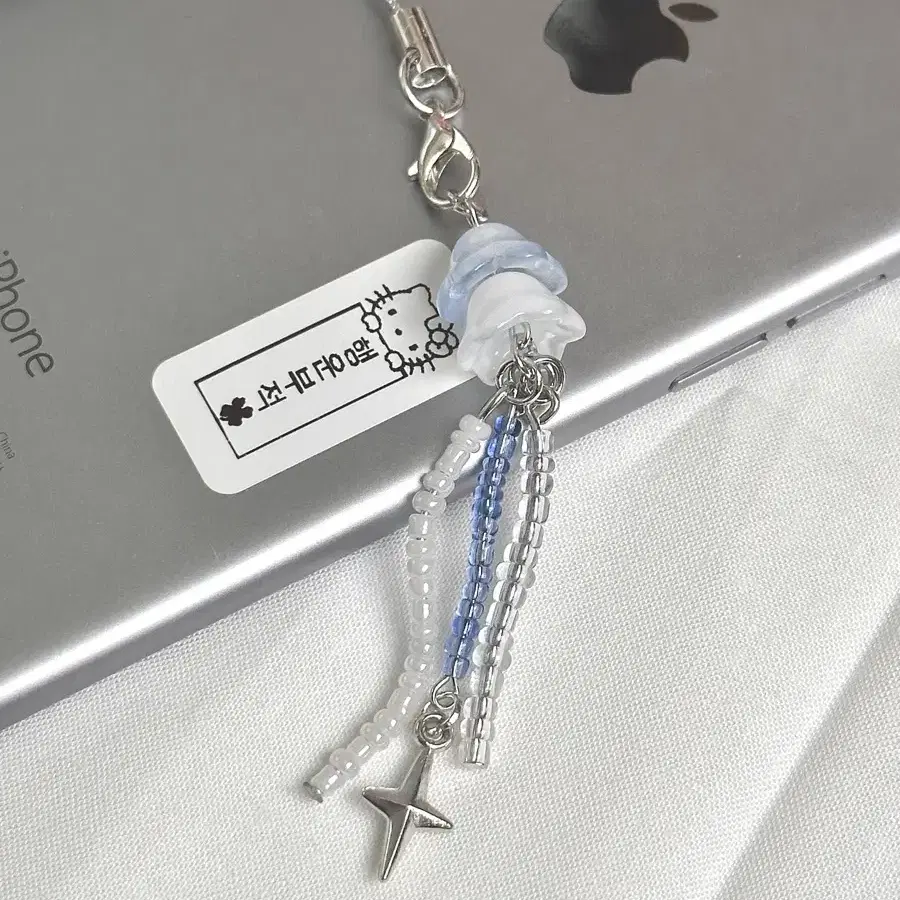 젤리피쉬 비즈키링 jellyfish keyring