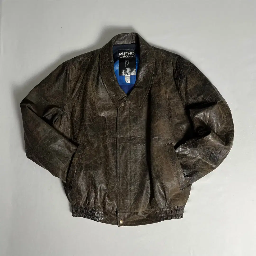 [PHENOMENON] Leather Bomber Jacket in Leather