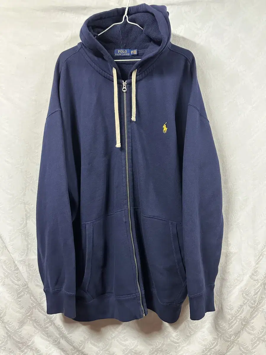 Polo Hooded Zip-Up 4XL Navy