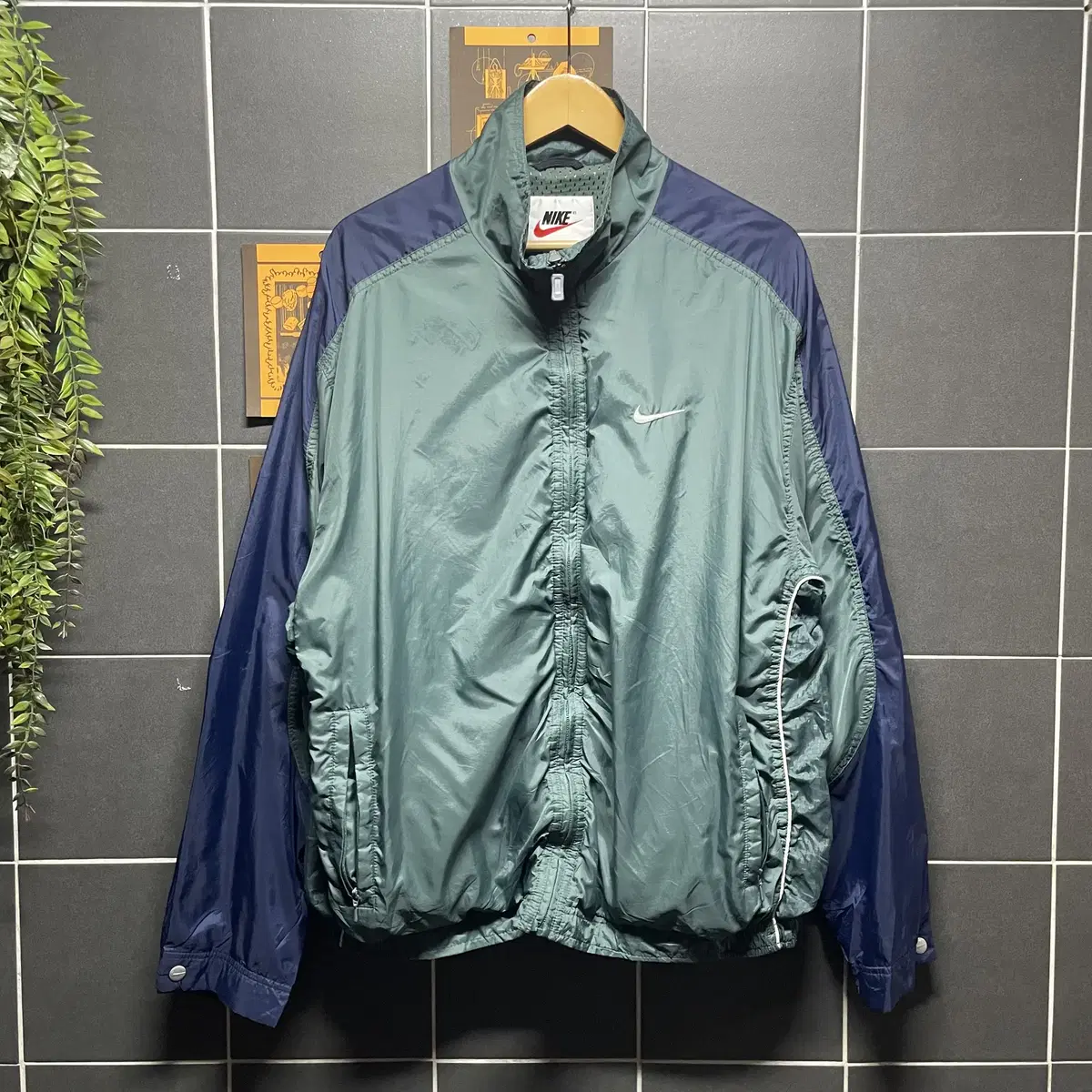 90s NIKE [XL] 나이키 올드스쿨 나일론 자켓