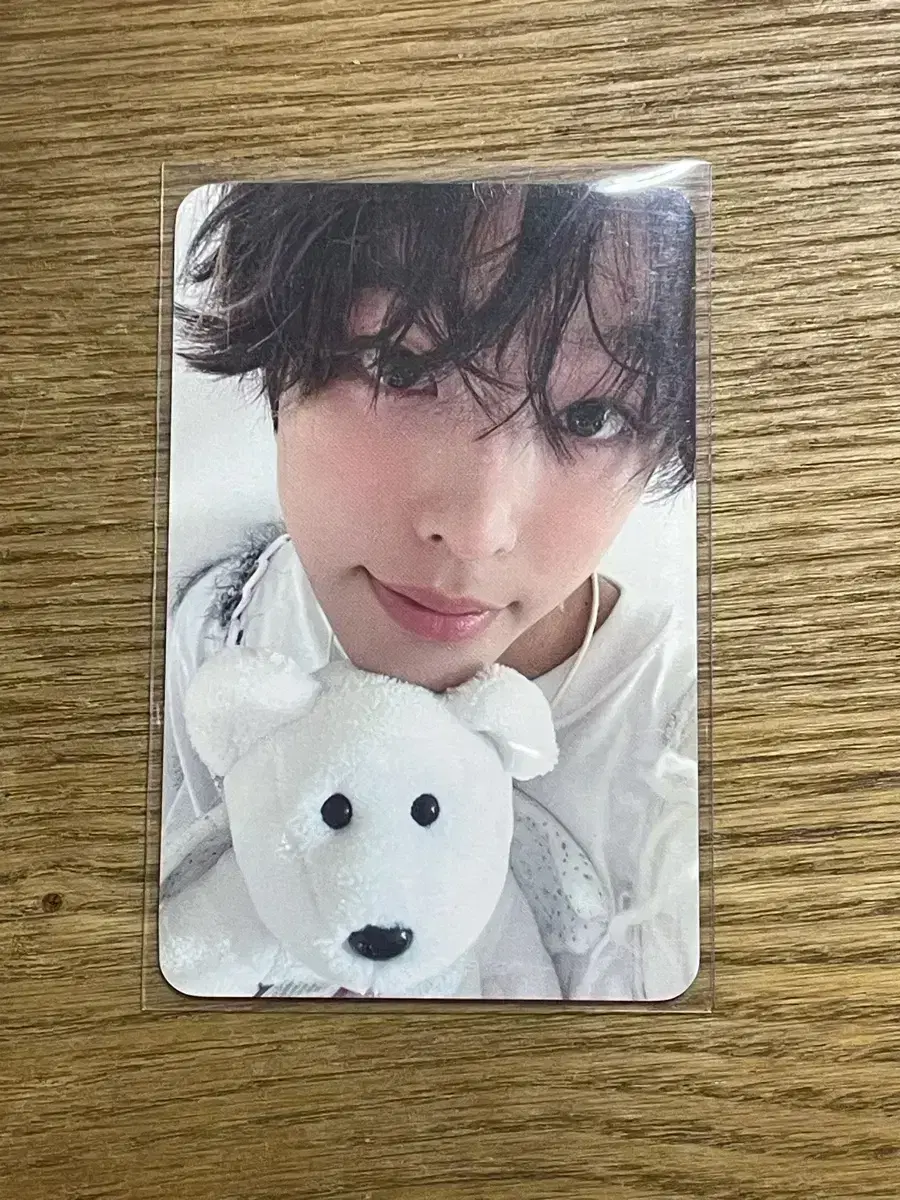 NCT wish riku photocard with muu Psyche unreleased photocard