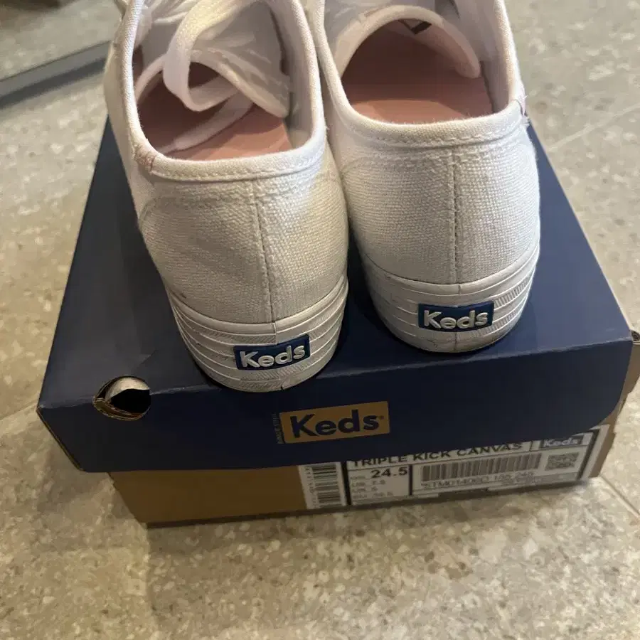 케즈 KEDS 트리플 킥 캔버스화 (245, 안감 핑크)