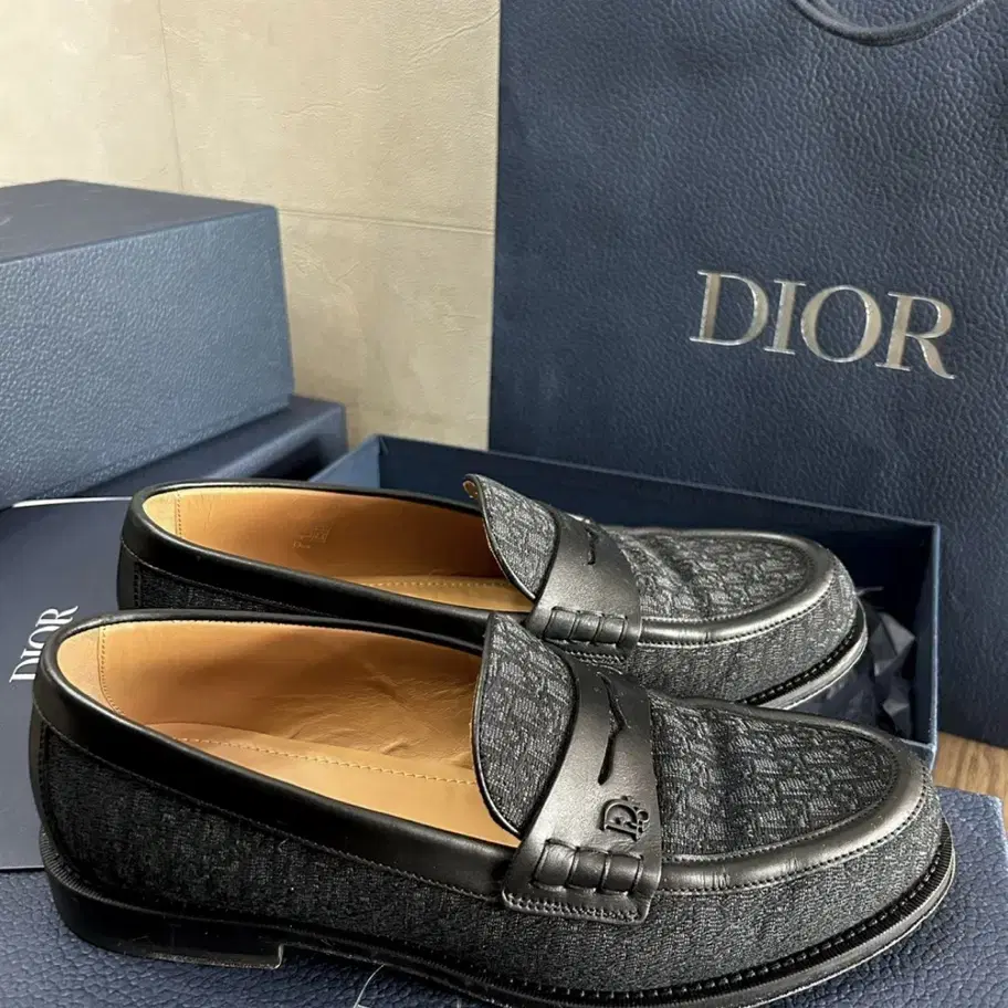 [Dior] 디올 오블리크 그랑빌 로퍼 Dior Granville 블랙