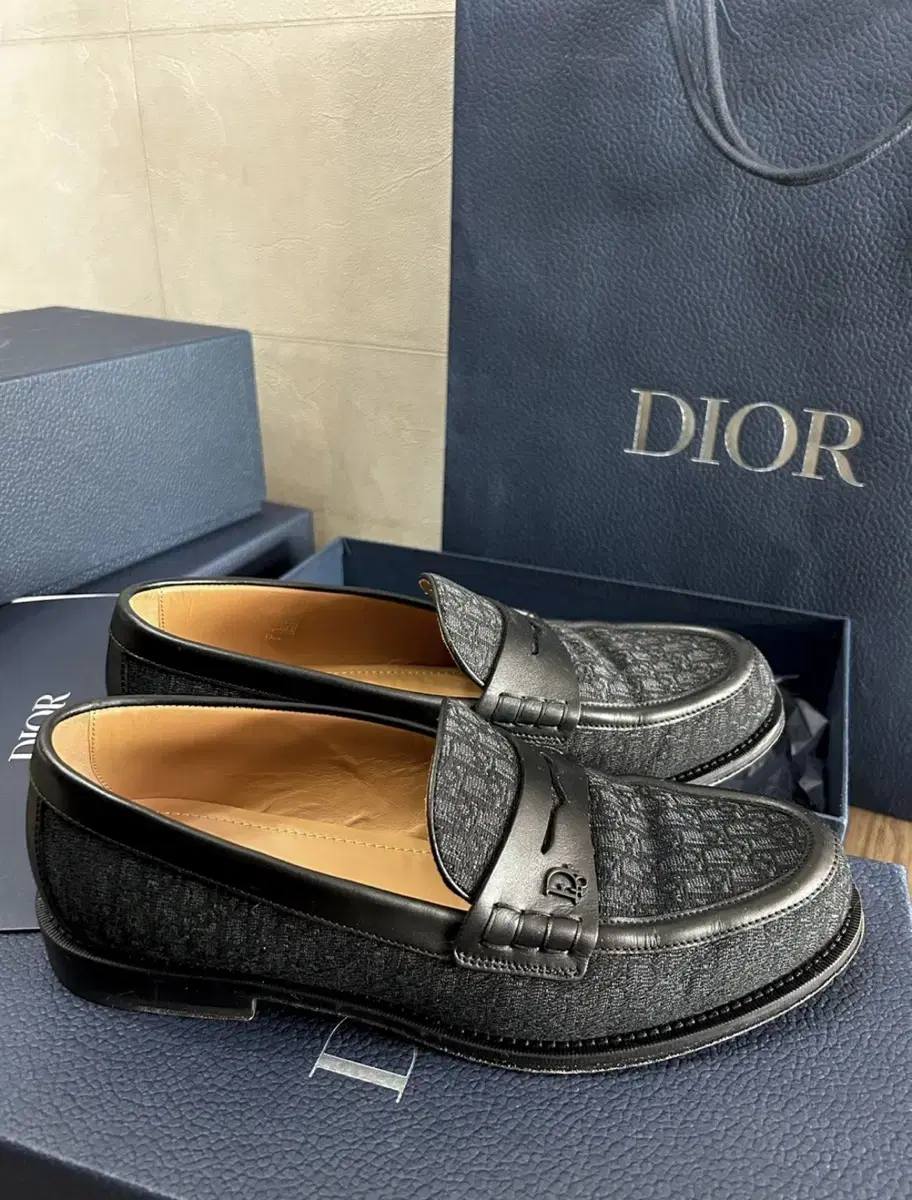 [Dior] 디올 오블리크 그랑빌 로퍼 Dior Granville 블랙