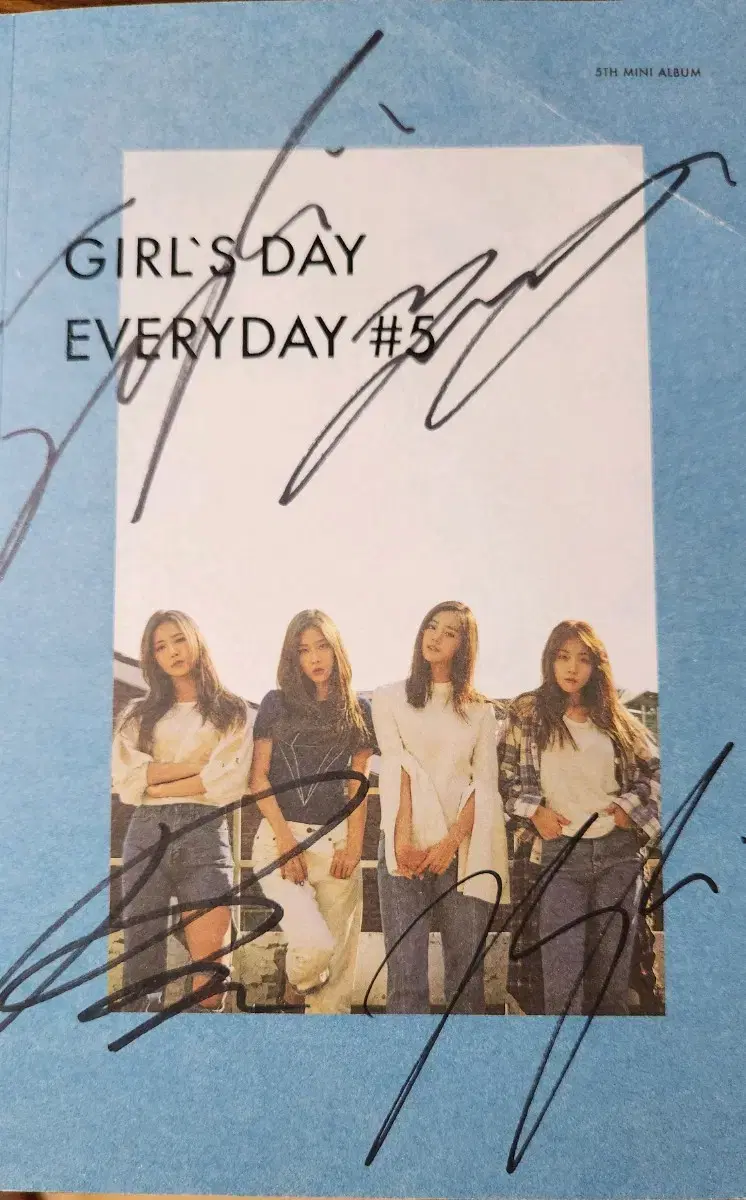 Girls Day autographed album.