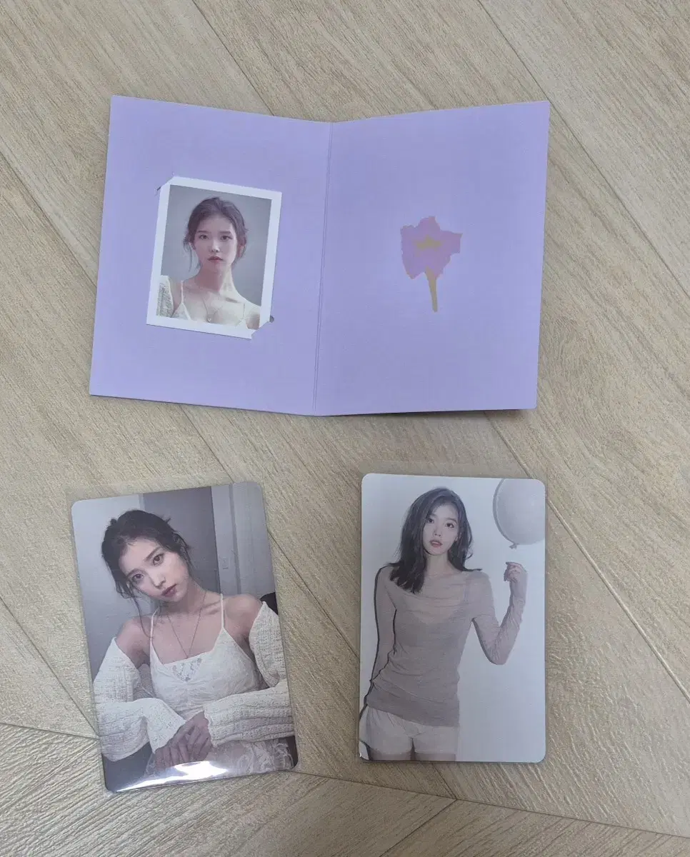 iu lilac,love for me photo card proof photo sells