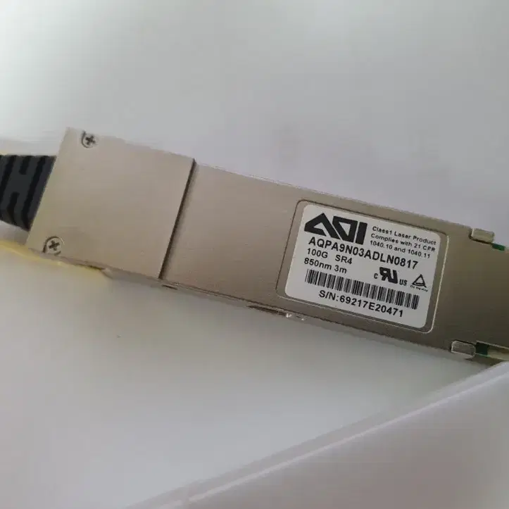 100G QSFP28 AOC 3M 케이블 - 모듈일체형 광케이블