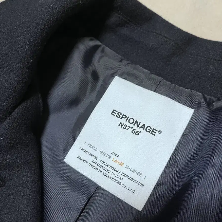 Espionage - Wool Single Coat