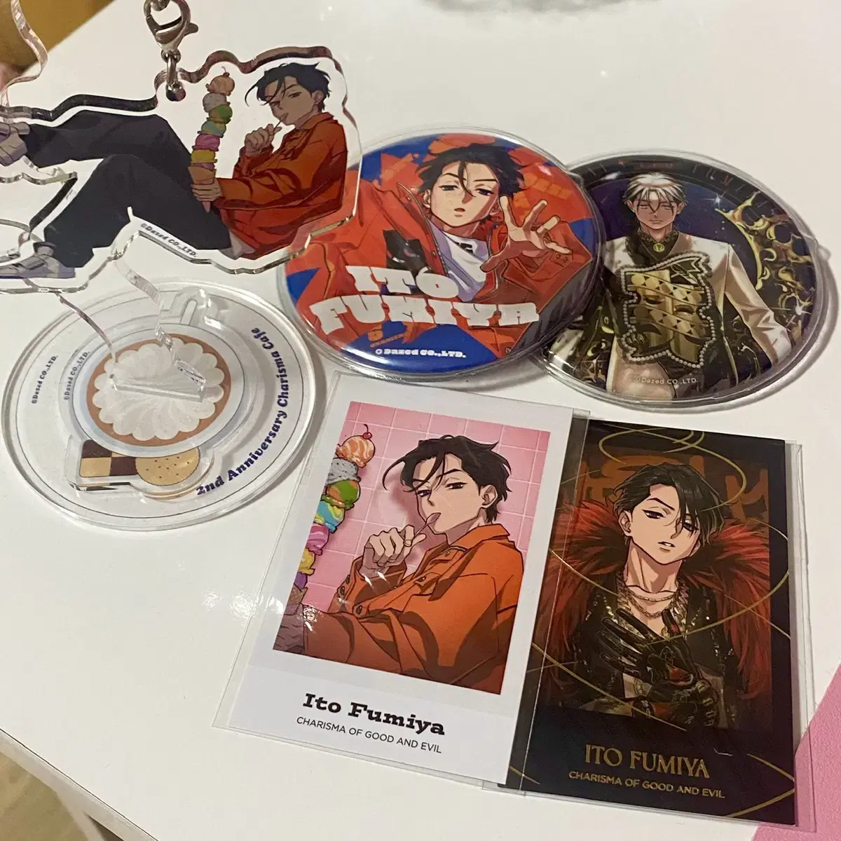 Charisma Fumiya Merchandise bulk sell acrylic Badges