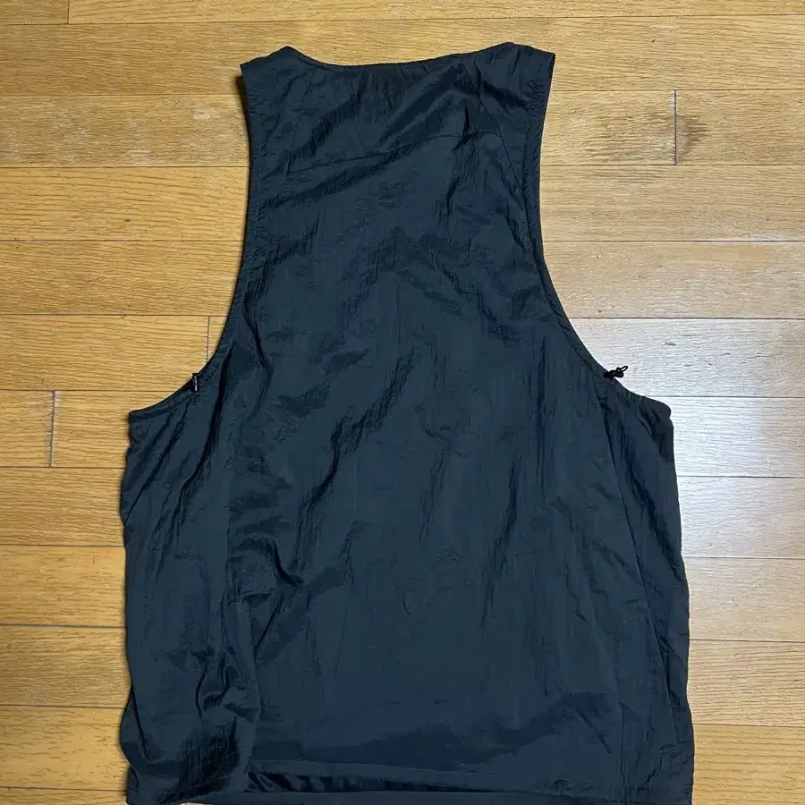 (OS) 해칭룸 Irregular Vest Charcoal 새상품