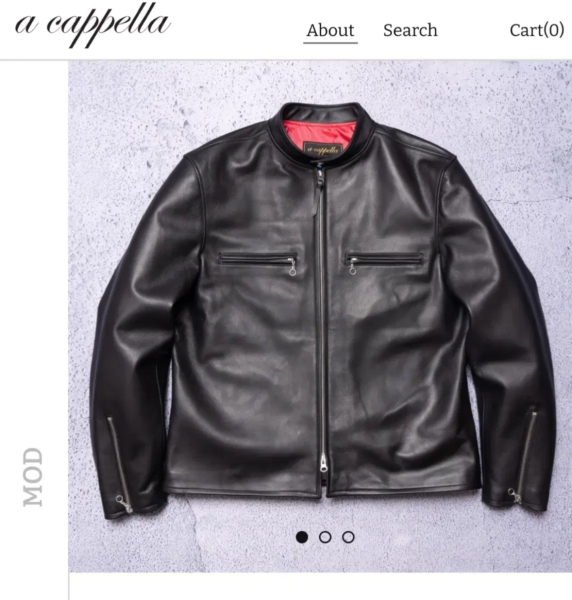 A Cappella Closing Motorcycle Jacket