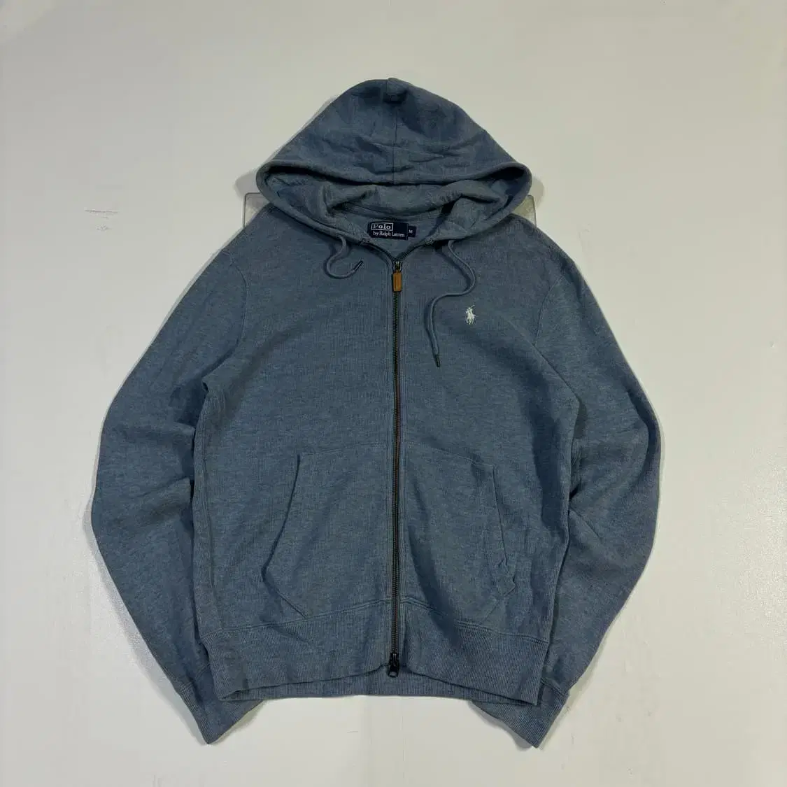 100 Polo Ralph Lauren knit hooded zip-up