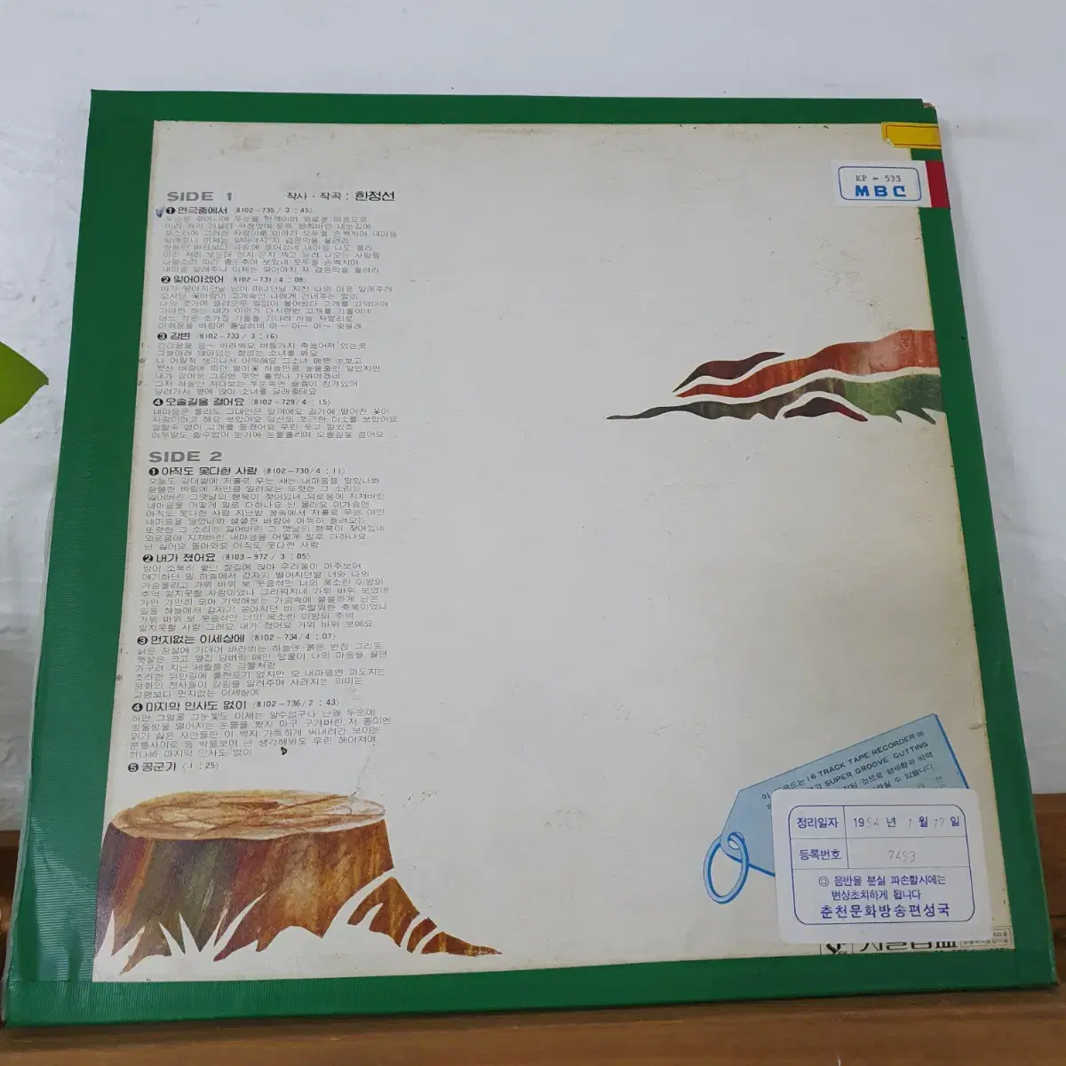 솔개  LP 1981   아직도못다한사랑  연극중에서