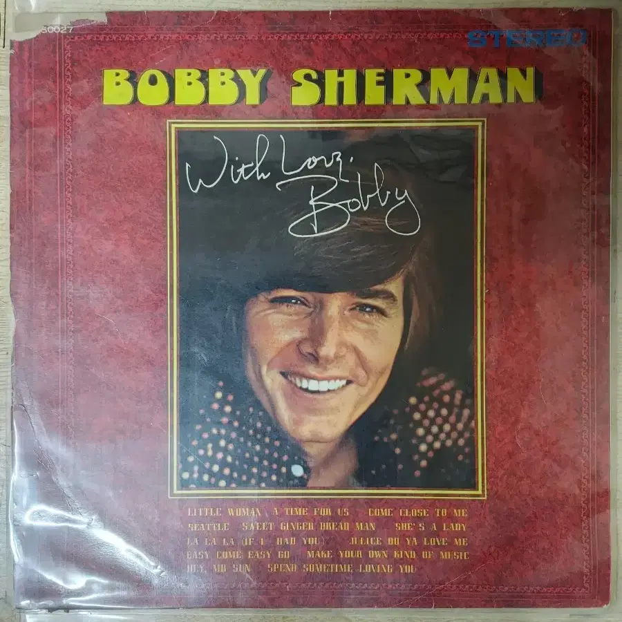 BOBBY SHERMAN 음반 W (LP 턴테이블 오디오 앰프