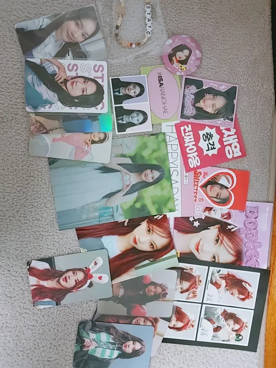 Stayc isa birthday cafe + stayc photocard!