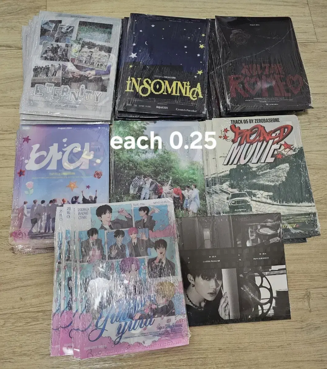 Zerobaseone zb1 unreleased photocard Alpho tc sealed digipack album WTS