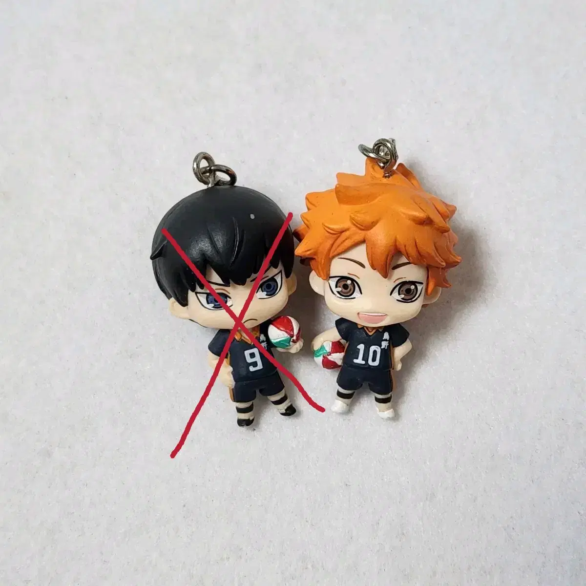 Haikyuu Kyarakore Karakore Gacha Figures keyring Kageyama Hinata