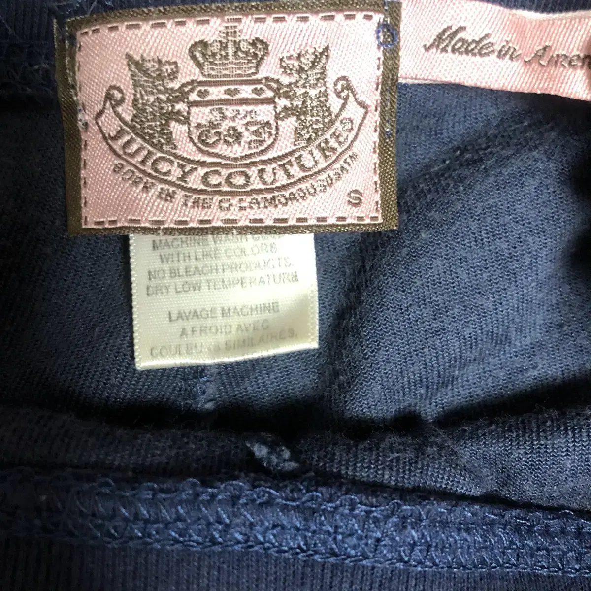 Vintage Juicy Couture navy velvet pt