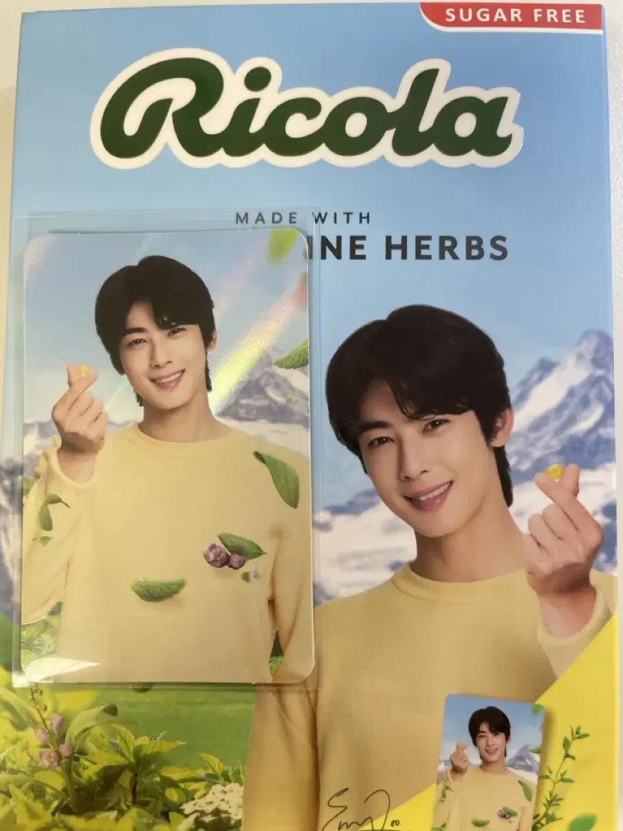 Cha Eunwoo photocard Recola