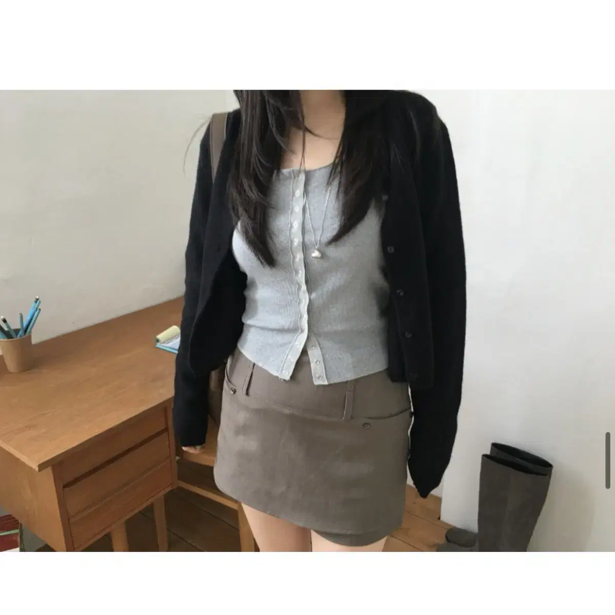 아워캐비넷 kenz skirt pants 치마 미니스커트 치마바지 판매