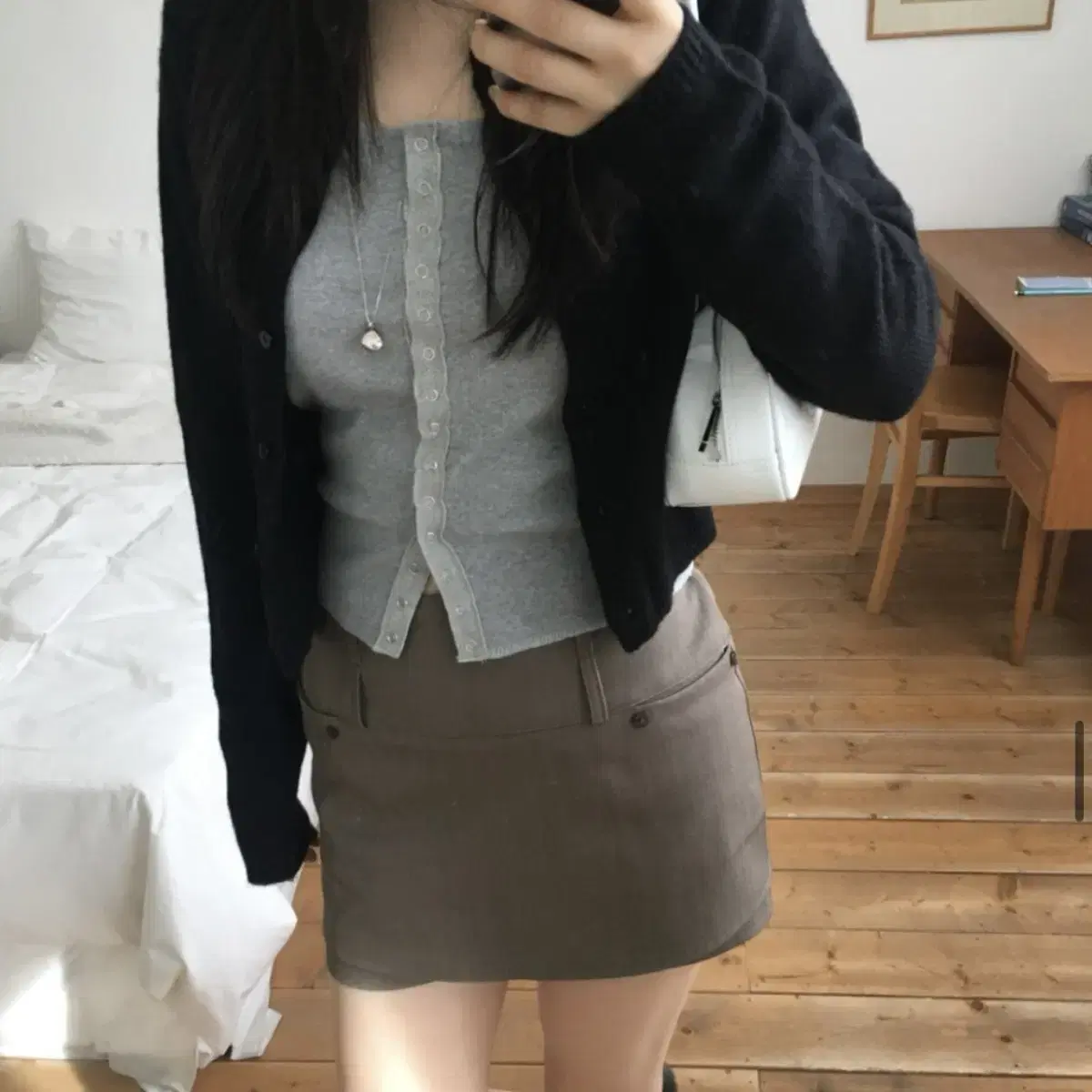 아워캐비넷 kenz skirt pants 치마 미니스커트 치마바지 판매