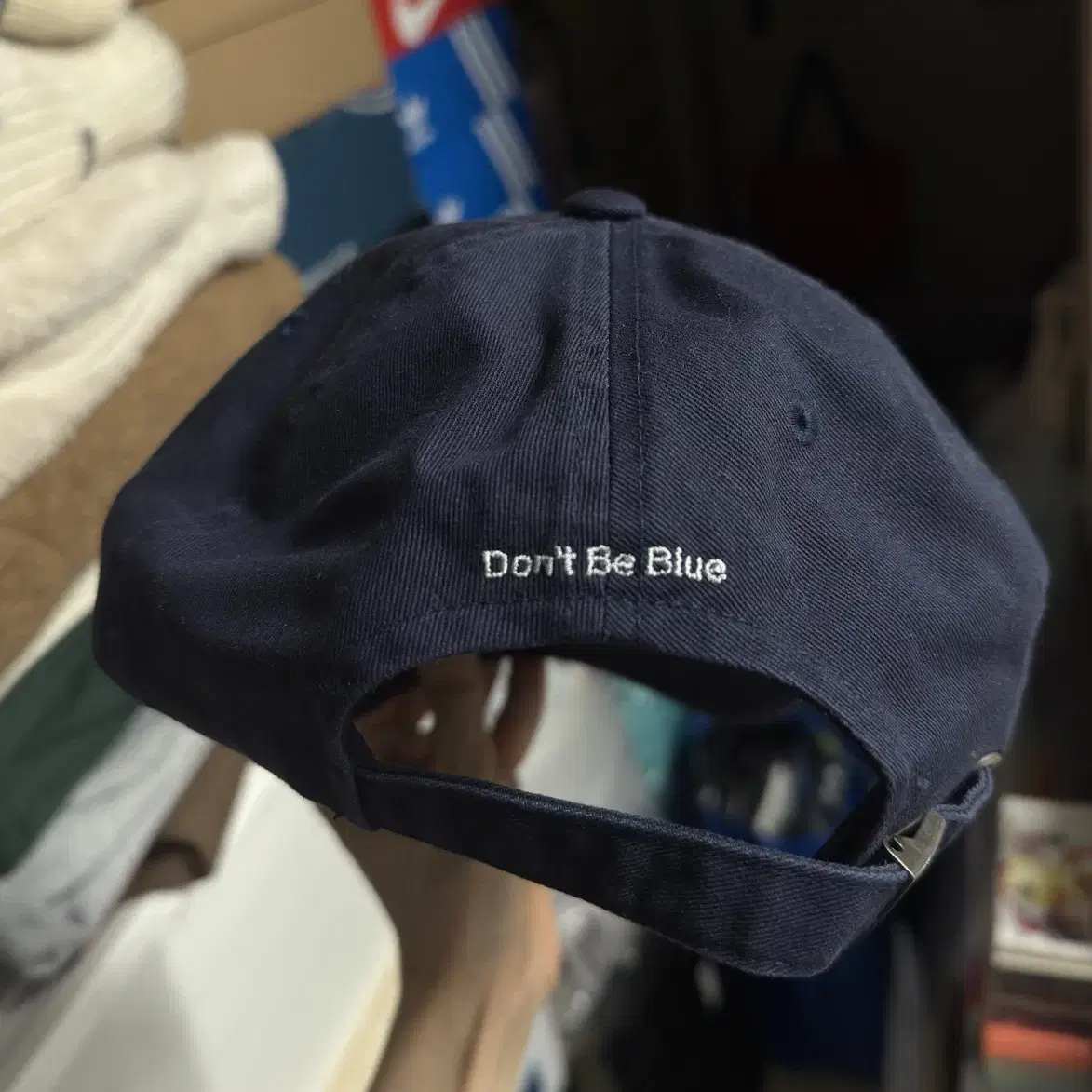 뉴진스 볼캡 Dont't be blue 남색 네이비