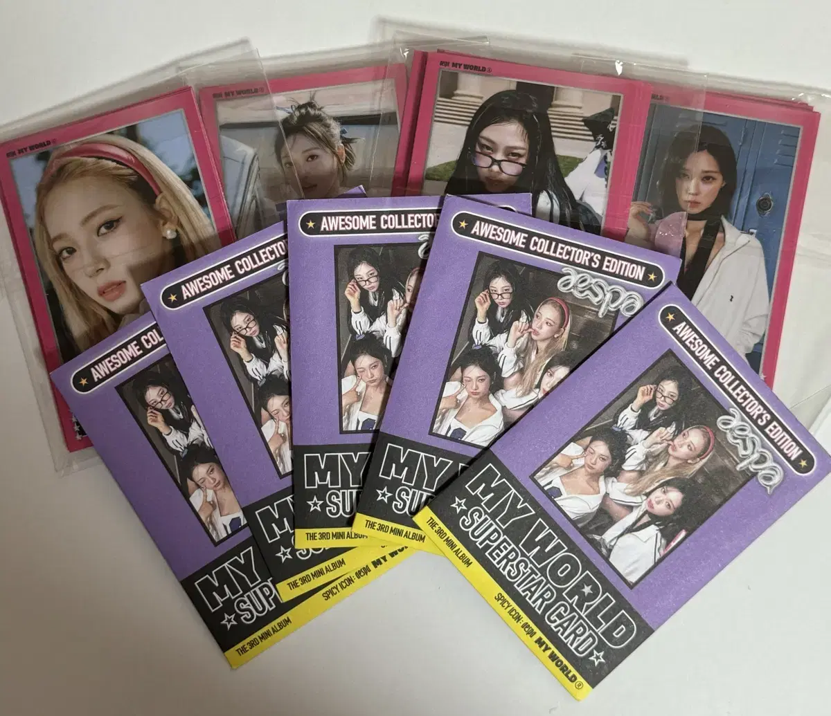 Aespa MyWorld Trading Superstar ID Photo Card