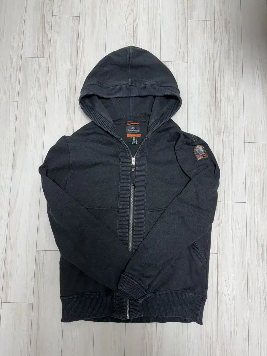 [Genuine / 23FW] Parajumpers Hoodie Zip-up Black M