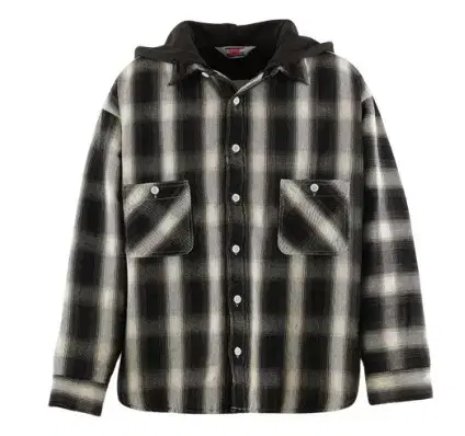 saint michael flannel shirt hoodie