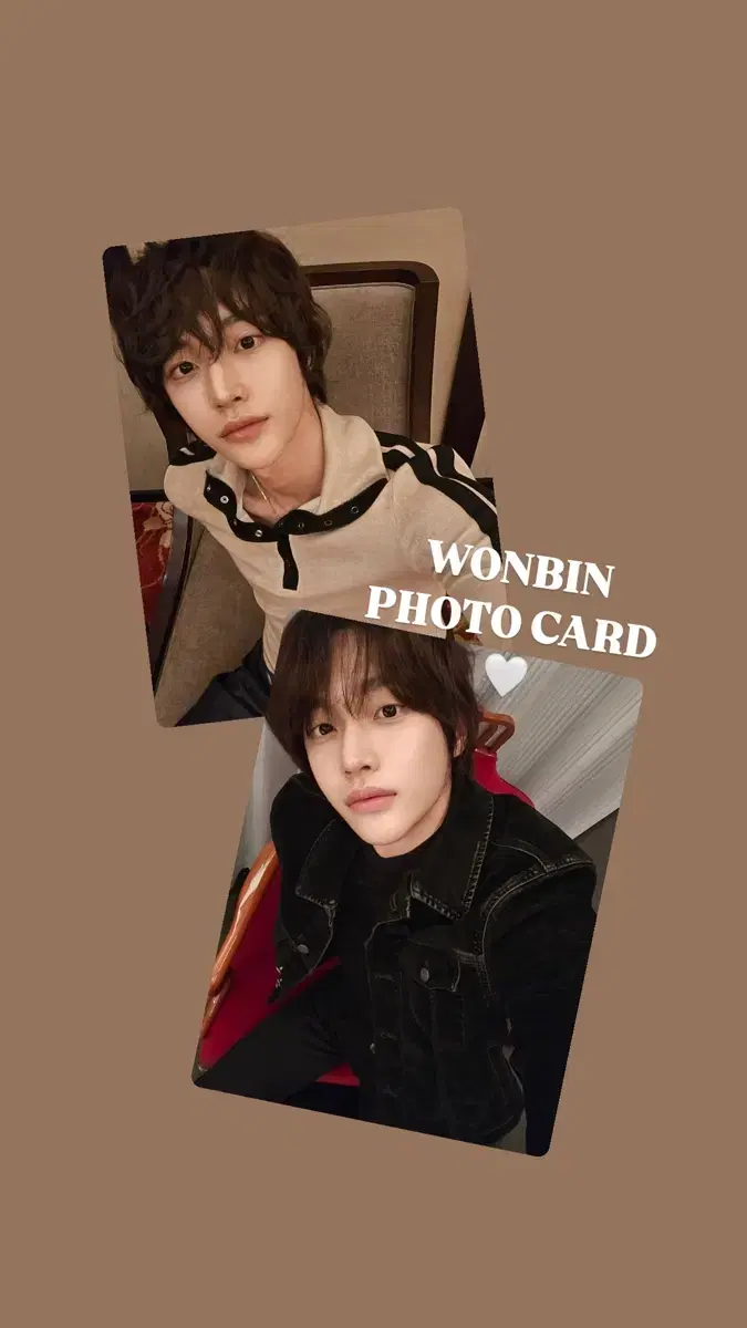 <무배,3+1>Rize wonbin sofa selfie double-sided photocard/pocard