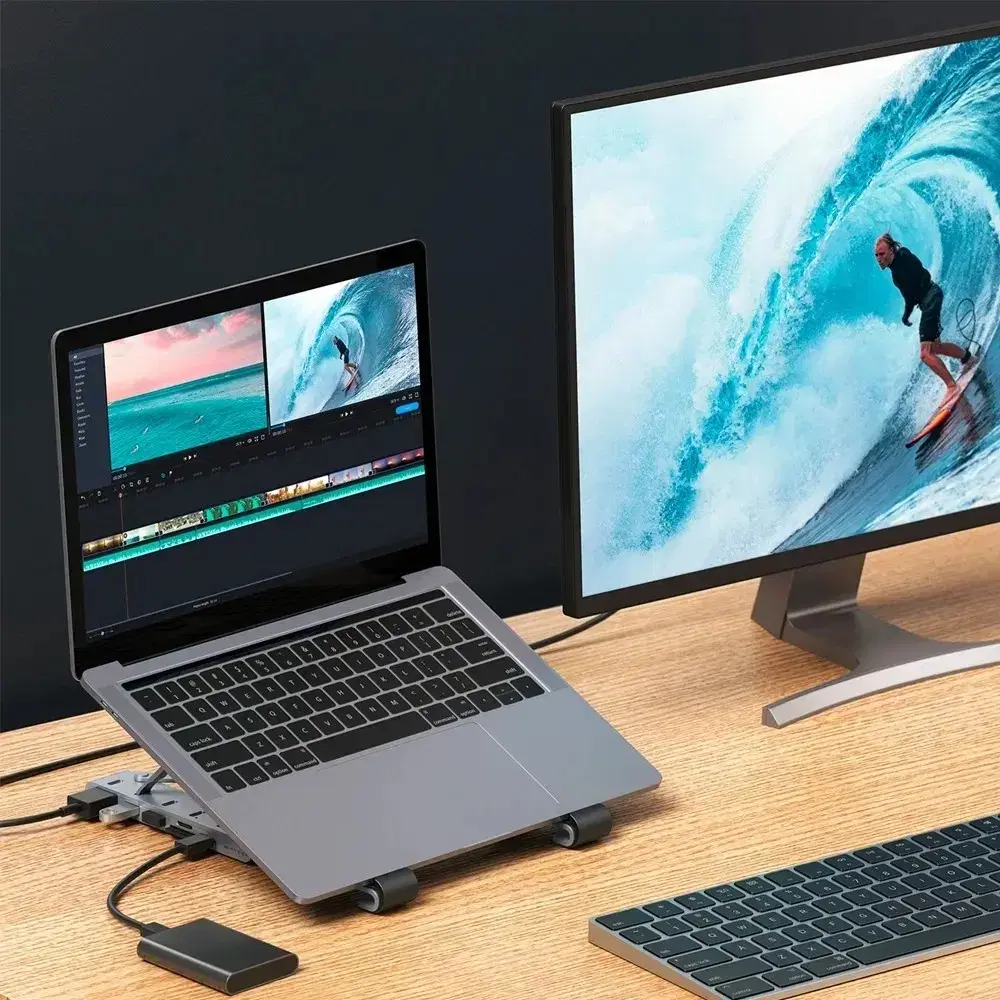 HyperDrive 7-in-1 USB-C 허브 휴대용 노트북 스탠드