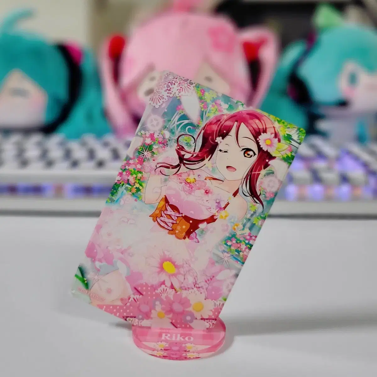 LoveLive Sunshine Aqua Sakura Rauch Rico Acrylic Stand