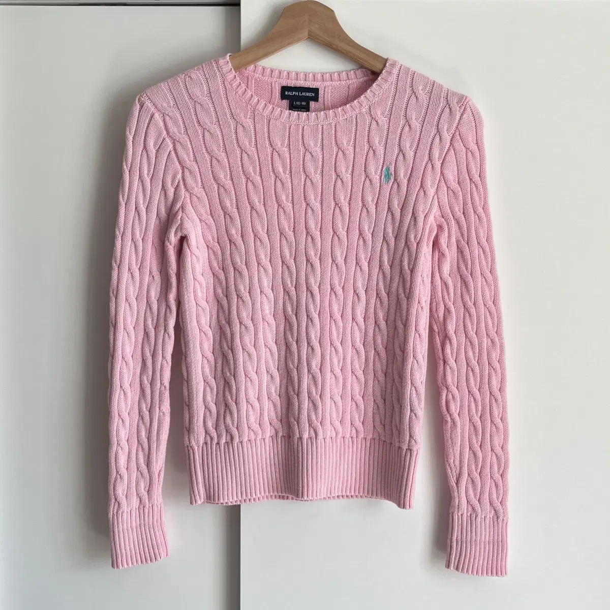 POLO RALPH LAUREN cotton 100% cable knit