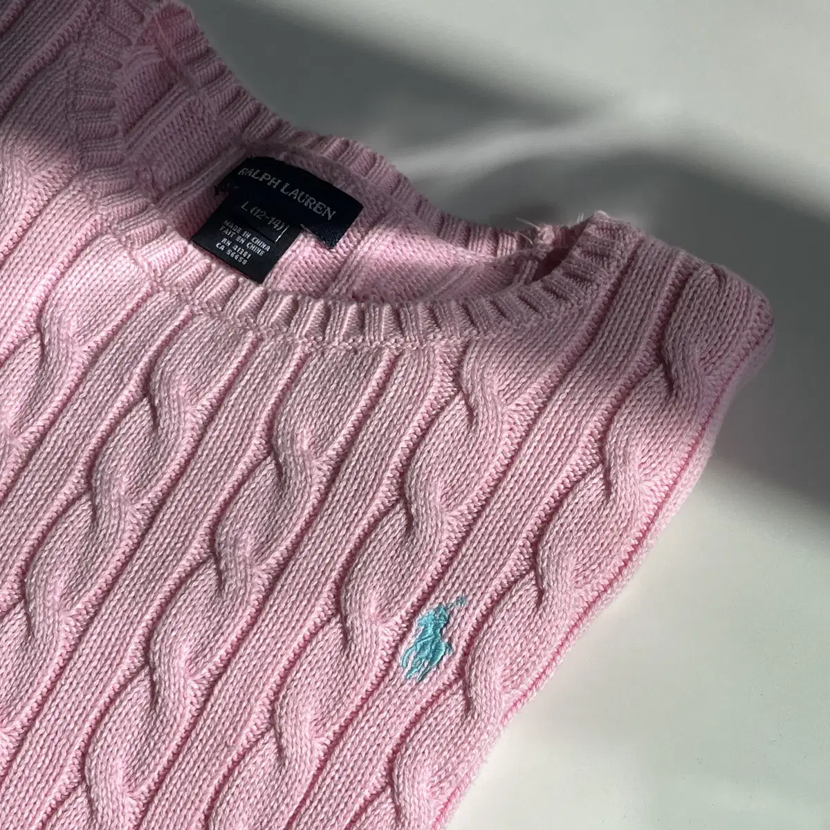 POLO RALPH LAUREN cotton 100% cable knit