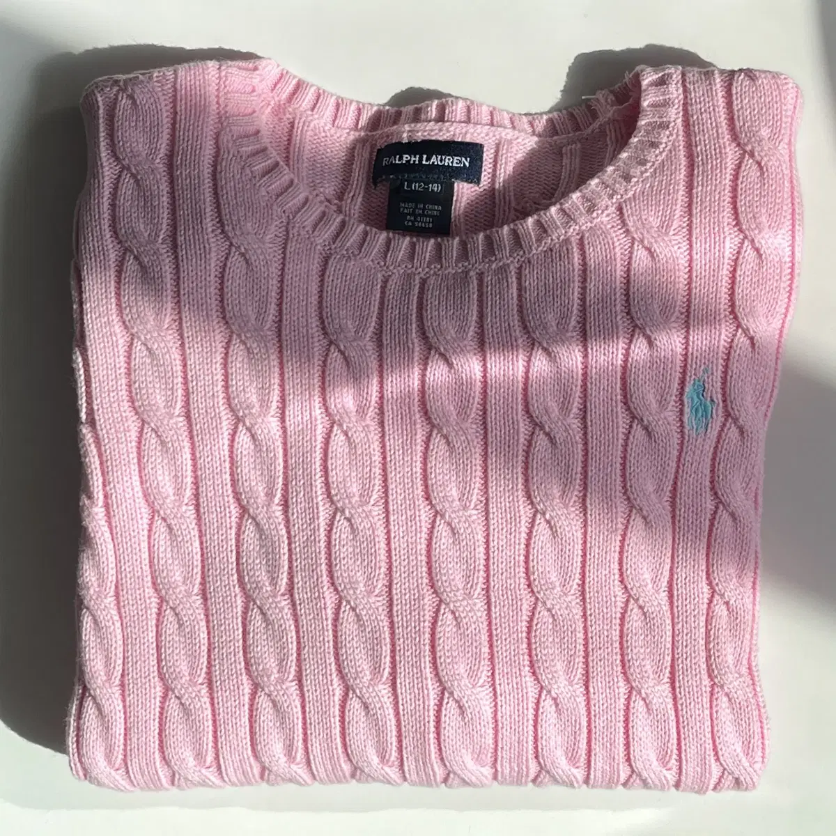 POLO RALPH LAUREN cotton 100% cable knit