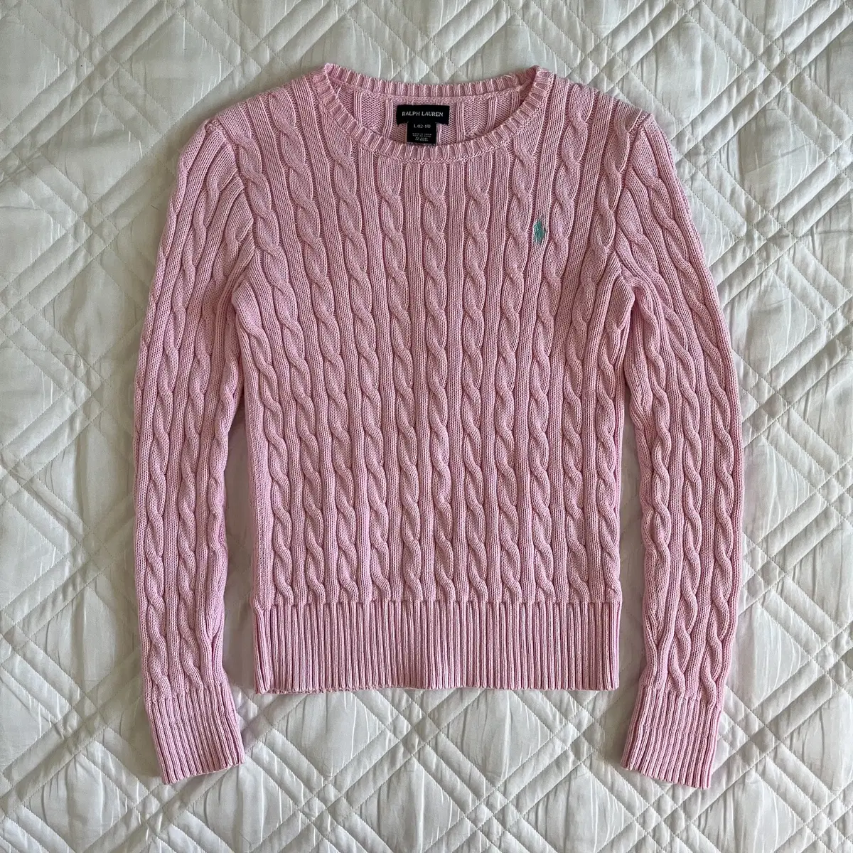 POLO RALPH LAUREN cotton 100% cable knit