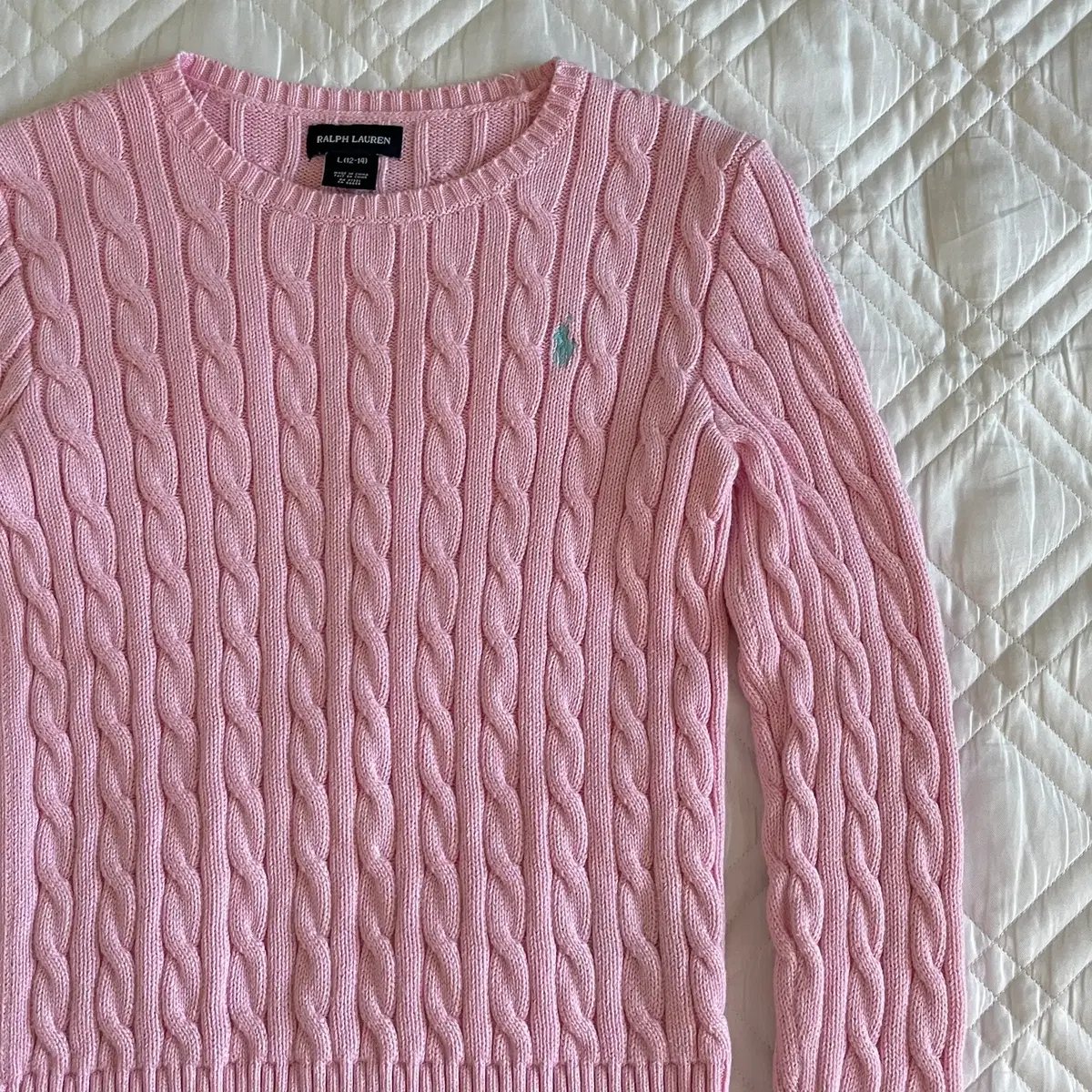 POLO RALPH LAUREN cotton 100% cable knit