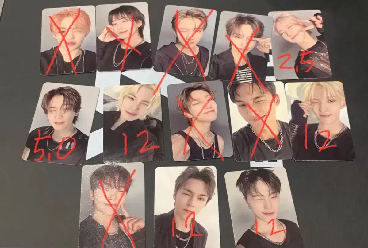 Seventeen broadcast photocard sells