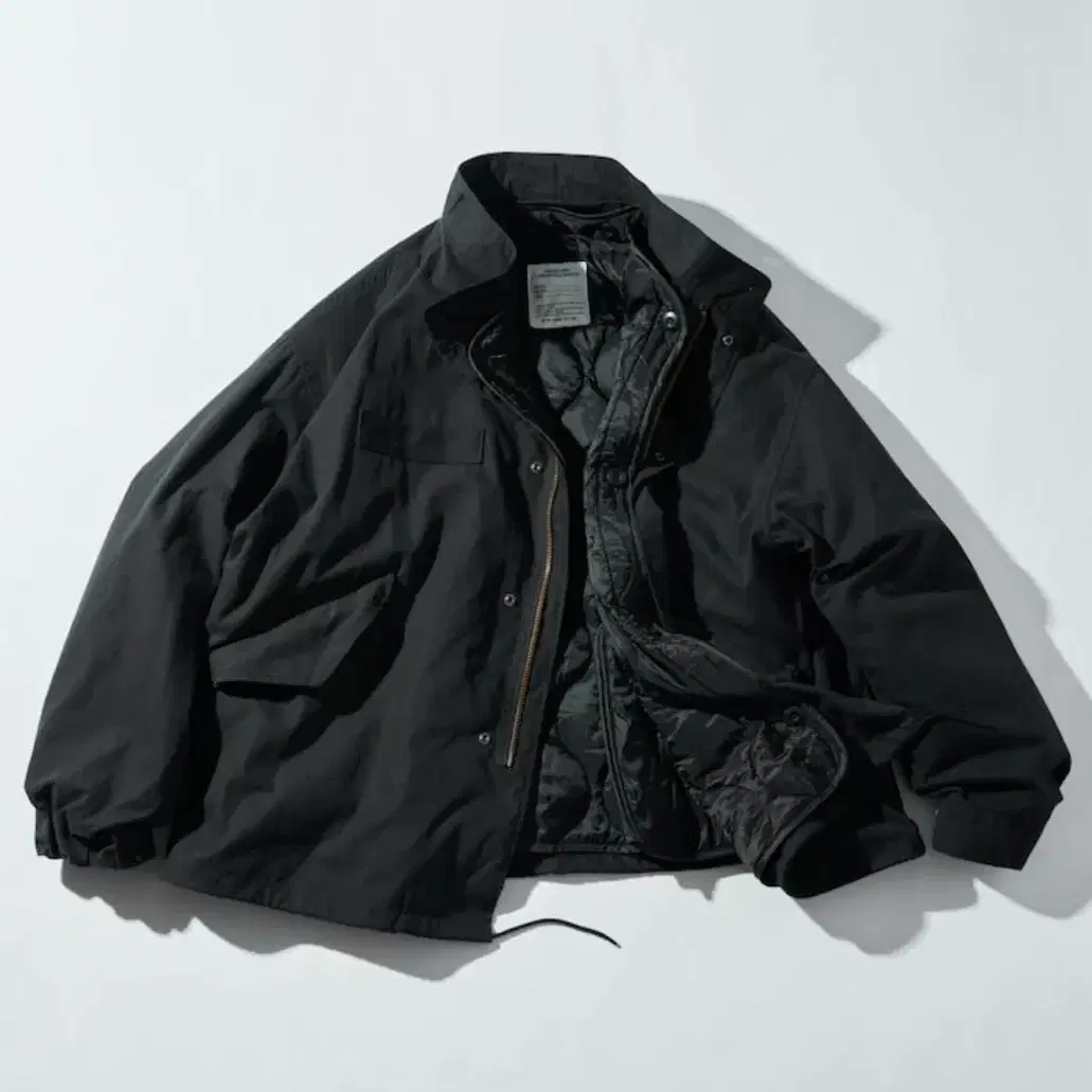 Freaks Store M65 Mods Coat Short Parka Jacket Black S