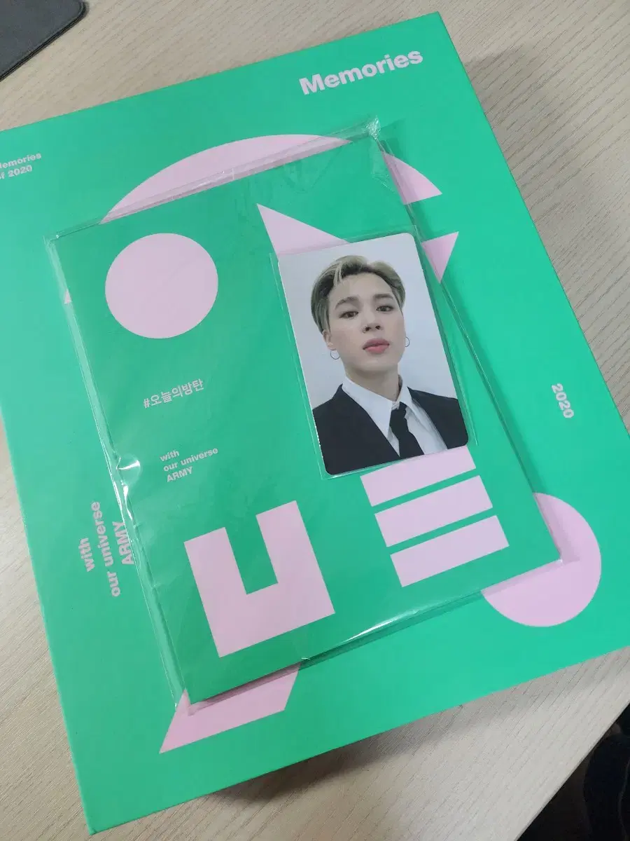 Bangtan 2020 Memories DVD jimin with photocard