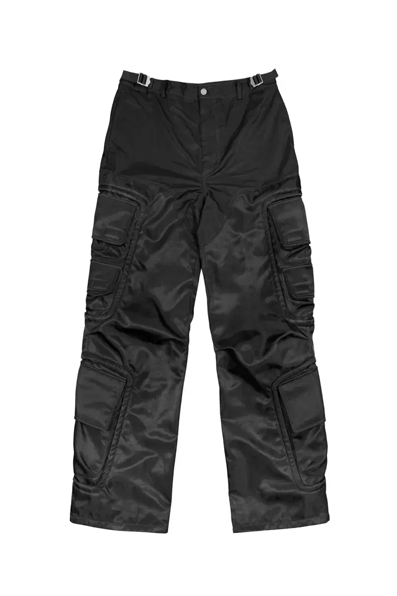 [3] Paia Archive Nylon Cargo Pants Black