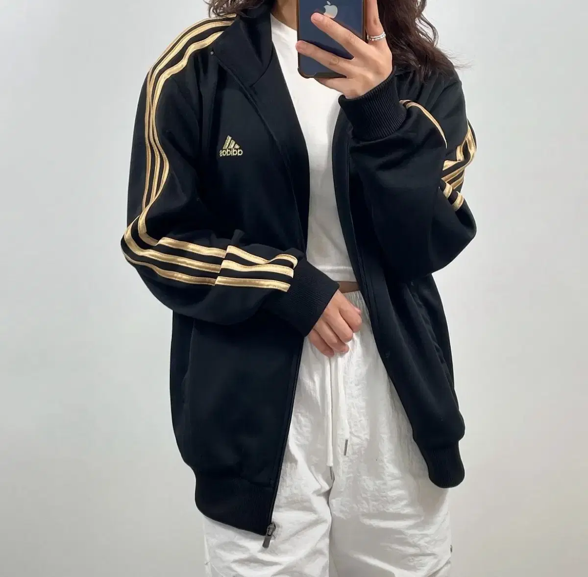 Adidas Black and Gold Jersey