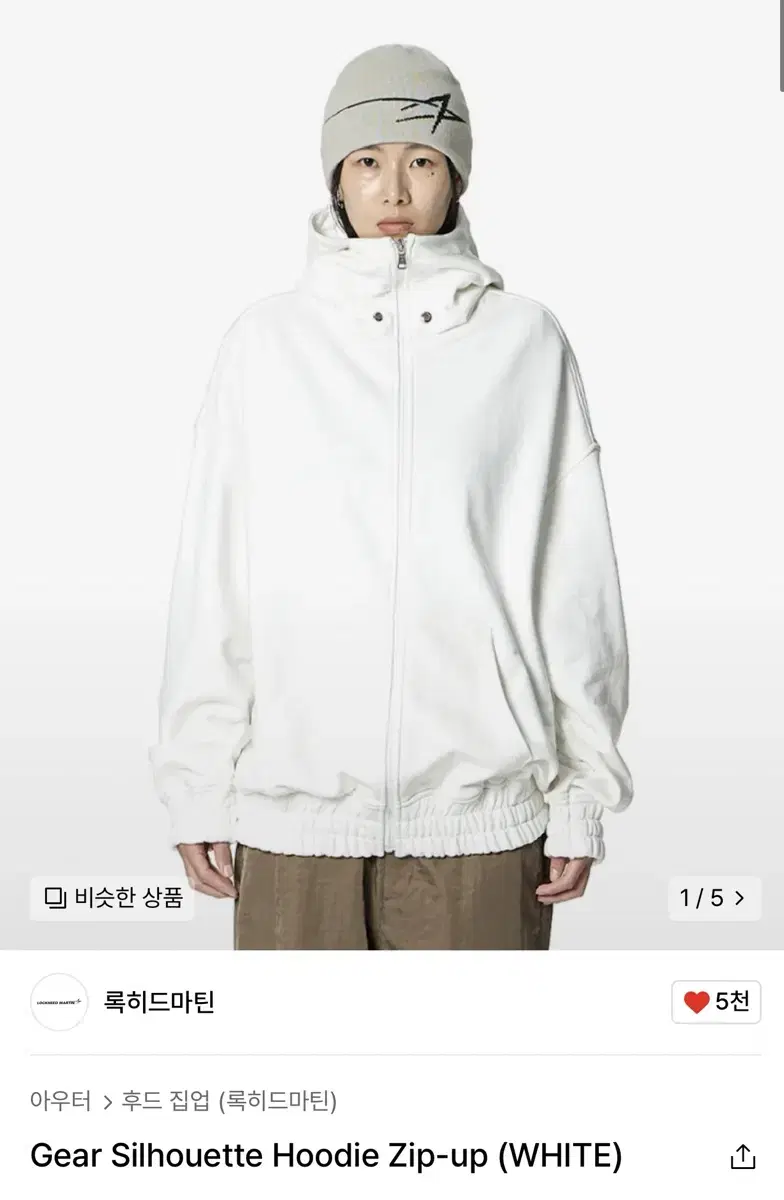 록히드마틴 Gear Silhouette Hoodie Zip-up