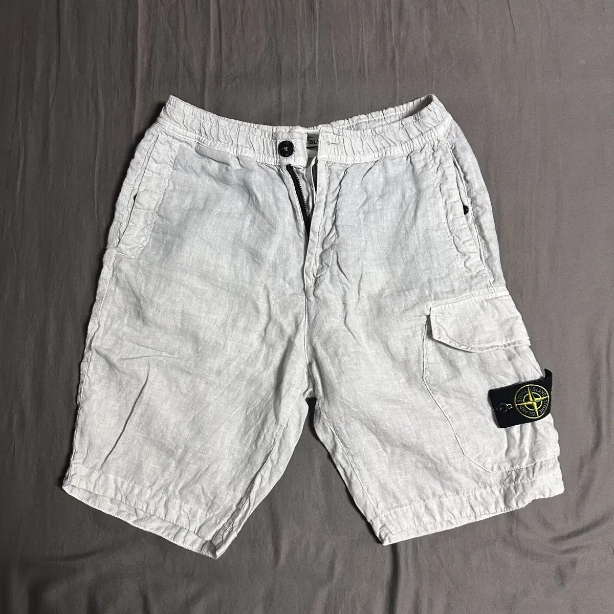 Stone Island Linen Shorts