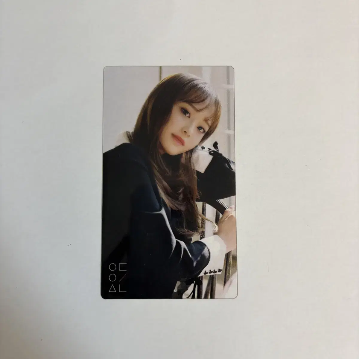 Loona chuu upandline video conference transparent photocard