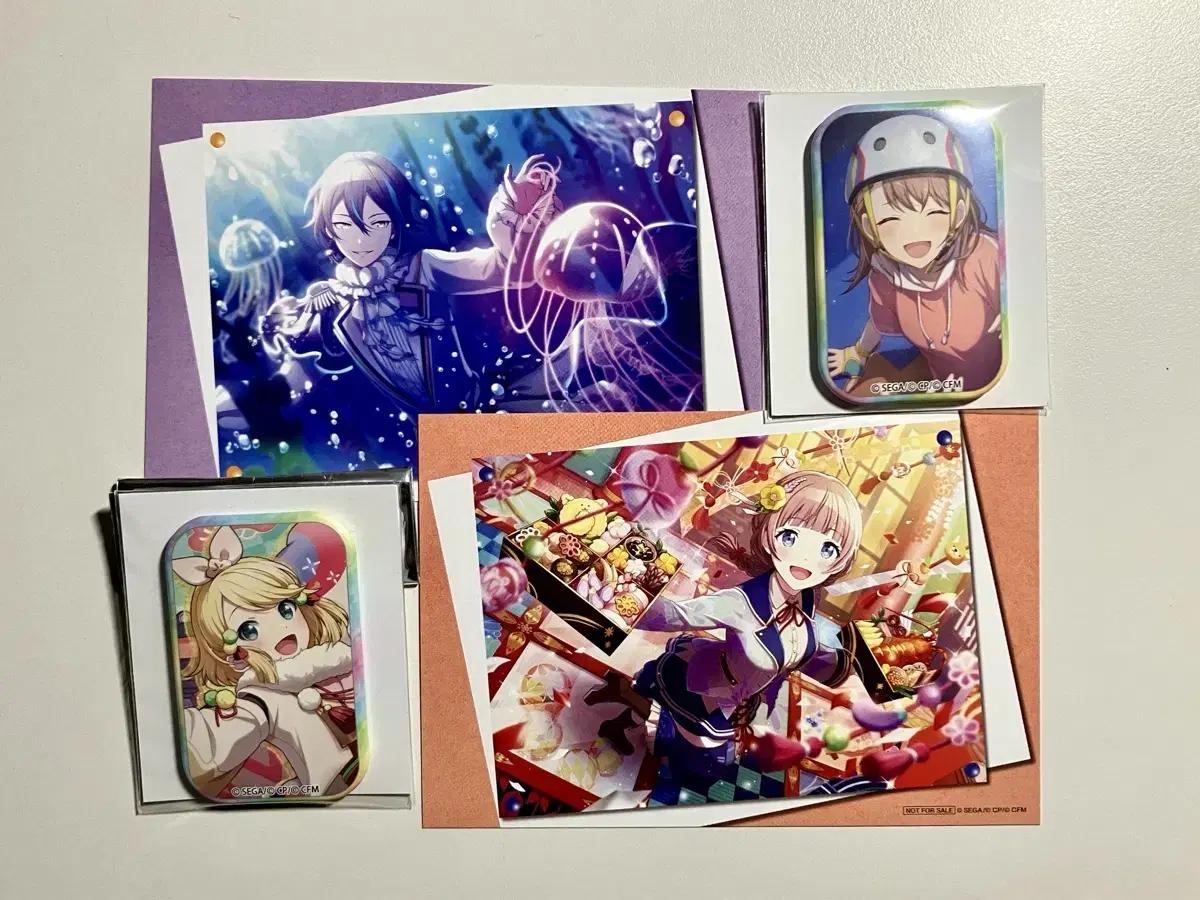 Prosecco Kagamine Rin Minori Canbadge pre-order benefit postcard Color paper Léw Honami Sells