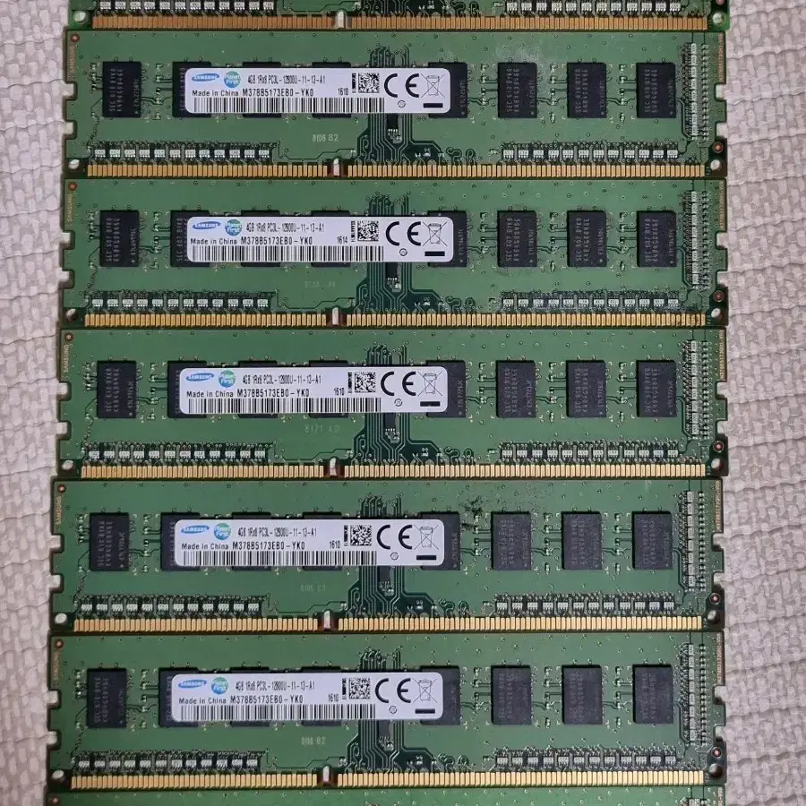 삼성 데탑용 DDR3L 4G 팝니다.단면