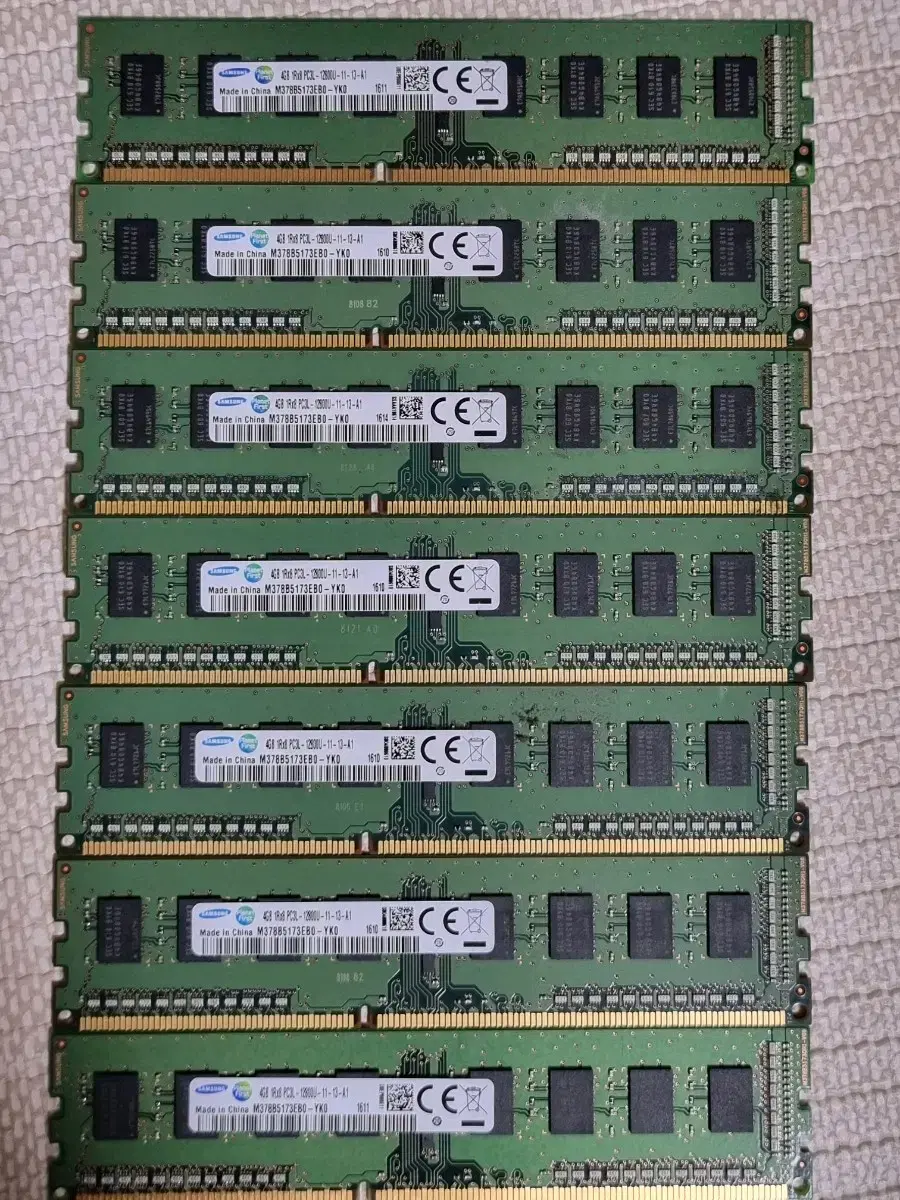 삼성 데탑용 DDR3L 4G 팝니다.단면